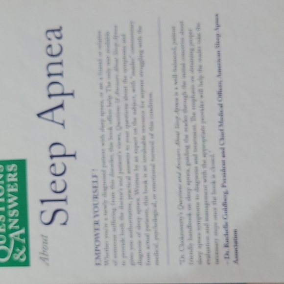 Sleep Apnea Question &Answers - Picture 2 of 3